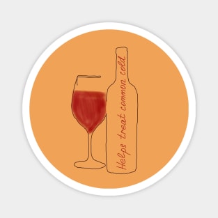 Benefits of red wine Magnet